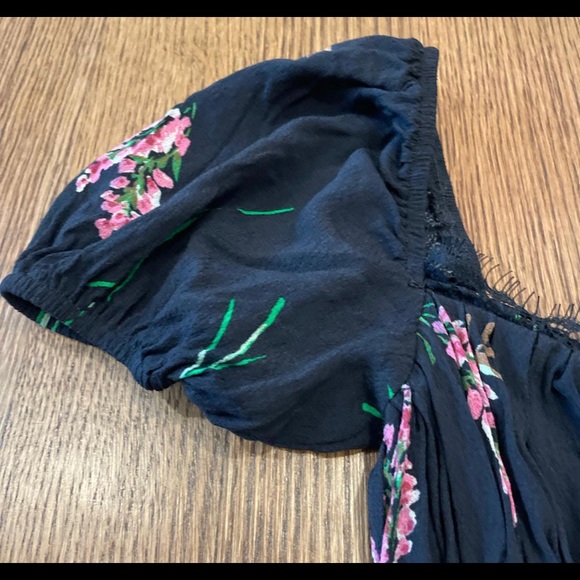 Mixology W.A.P.G Floral Lace Bustier Mini Dress - Picture 3 of 4